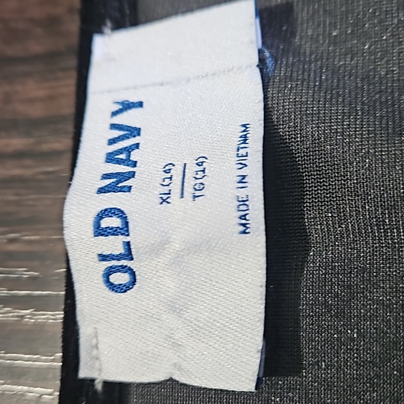 Old Navy Black Velour Tiered Babydoll Long Sleeve Dress, size XL - Picture 6 of 12